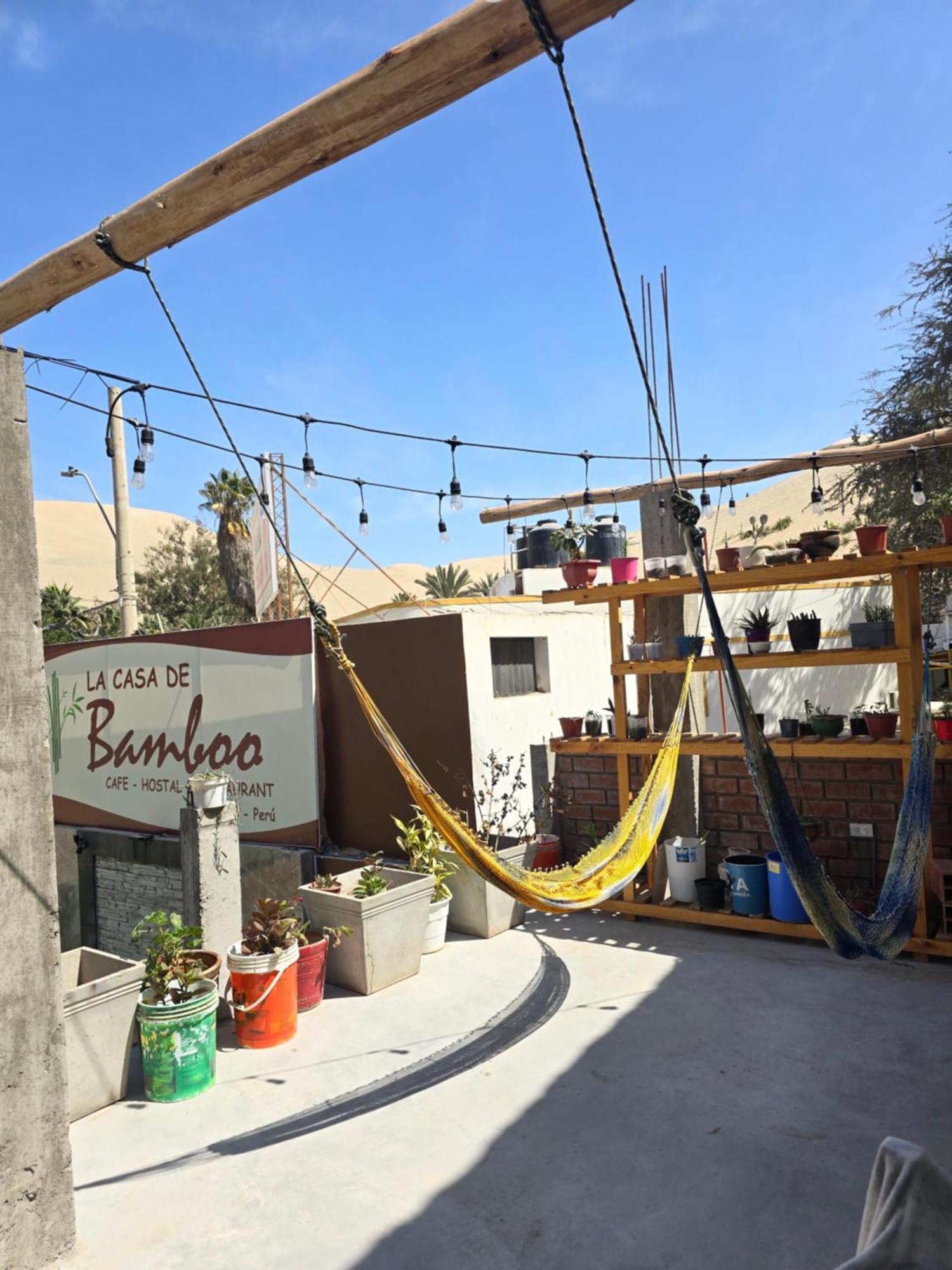 Хостел La Casa De Bamboo Ика Экстерьер фото